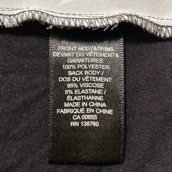 RW&CO Black cherry blossom print top w/ floral lace neckline ~ XS SMALL shirt - Picture 15 of 16